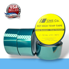 Green Polyester Tape PET High Temp Temperature Masking Tape