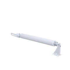 Standard Duty Steel Pneumatic Screen and Storm Door Closer, Whi