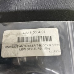 1 NEW BESAM/ASSA ABLOY UNISLIDE ANTI-RISER, SINGLE US15-0604-01 FREE SHIPPING