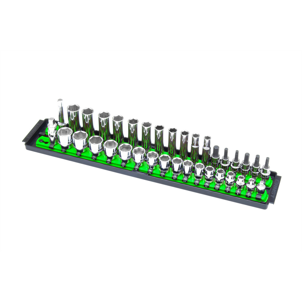 8485Ernst Mfg. 2 Rail Twist Lock Socket Boss 18″, Green- 3/8″