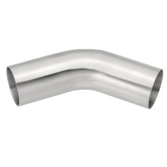 PATIKIL 45 Degree Bend Elbow, 1 1/2inch OD 38.1mm (1 1/2in) OD, Silver
