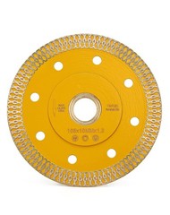5″ Diamond Mesh Rim Turbo Blade for Chip-Free Cut 1050ft+ Ceramic/Marble Cutter