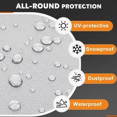 Keten Tarps Heavy Duty Waterproof 10X20 Feet, Extra Thick 16 Mil, Tear & Fade…
