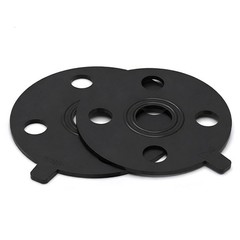 3mm Thick Black EPDM Rubber Gaskets Full Face & Ibc Pipework Seal ID 20-160mm