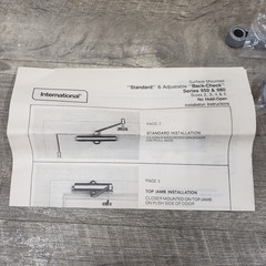 *Open Box* International Door Closers 952 Surface Mount -Heavy Duty- Silver