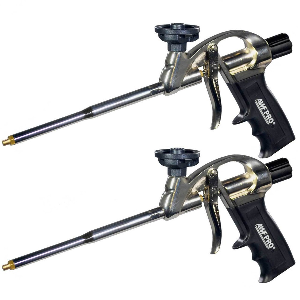 AWF PRO Spray Foam Gun, PTFE Non Stick Coated Adapter Basket, 2 Pack