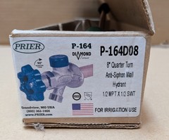 Prier P-164D08 1/2″ MPT x 1/2″ Sweat – Nickel NEW (Damaged Backflow Check)