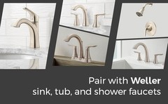 Willa 3-Piece Bathroom Hardware Set with Towel Bar, Towel Ring, and Toilet Paper