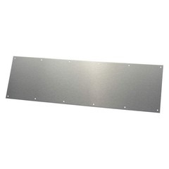 ROCKWOOD K1050.32D 10″x34″ Door Protection Plate,SS,10″ H x 34″ W 52HU16