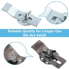 Enhon Sink Clips Kit 12 Pack, Undermount Clips, 2.6 x 0.8 inch, Silver