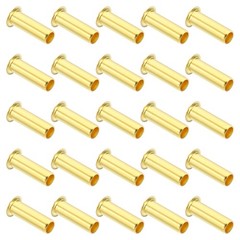 40Pcs Brass Compression Insert Compression Insert Tube Support for 1/4″ OD Tube