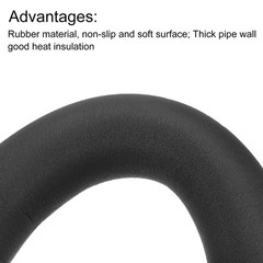 Pipe Insulation Tube Foam Grip Tubing 6mm ID 36mm OD 10″ Black