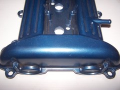 BLUE metallic powder coating new 1 lb