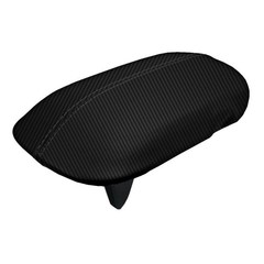 Center Console Armrest Cover Carbon Fiber Black Ford Mustang 15-20 for-MUS-1520