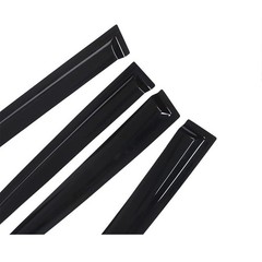 Smoke Acrylic Rain Guards 4pcs for Hyundai Veloster 2012-2017 224-0713