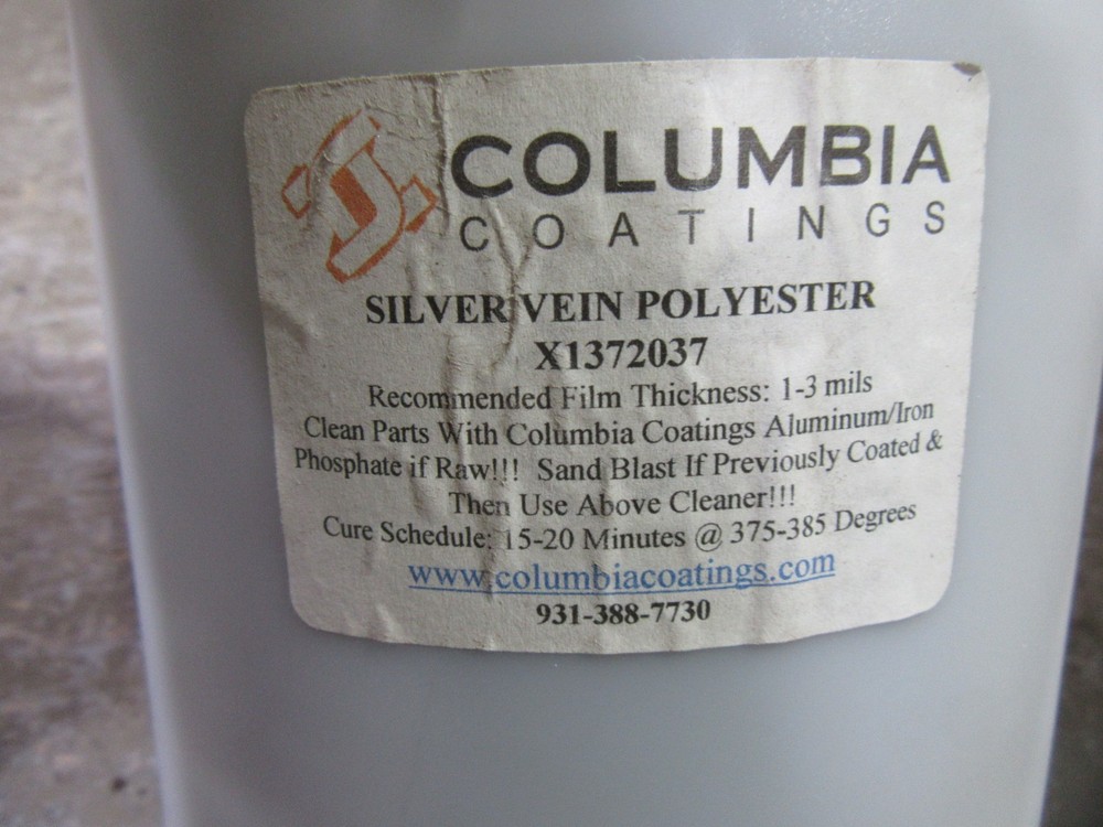 silver vein polyester powder coat color paint 3 pounds