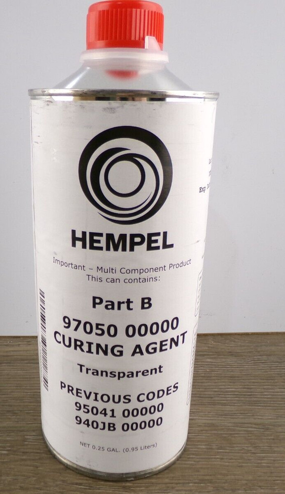 Hempel Part B 97050 00000 Curing Agent Transparent .25 gal. (Pack of 4) S4