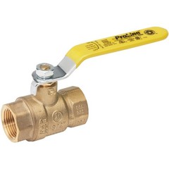 1 In. FIP x 1 In. FIP Brass Ball Valve 107-825NL Series 107-825NL 1 In. FIP x