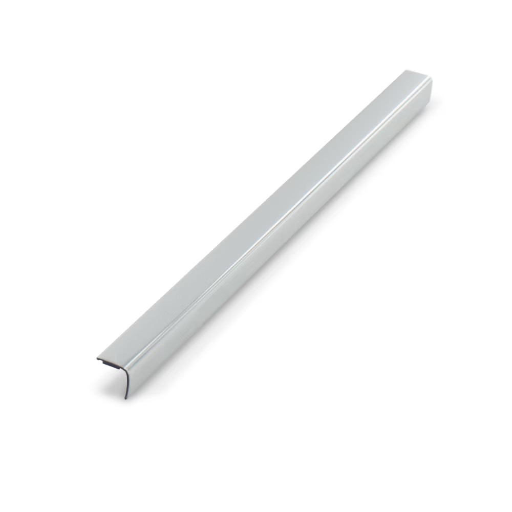 Chrome 1/2″ x 1/2″ W/Adhesive Angle Moulding 48 Inch Lengths (Pack of 3)
