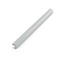 Chrome 1/2″ x 1/2″ W/Adhesive Angle Moulding 48 Inch Lengths (Pack of 3)