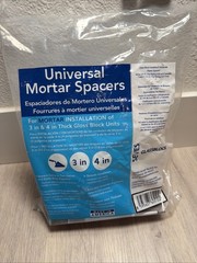 New Seves Universal Mortar Spacers for glass block installation – bag of 24 