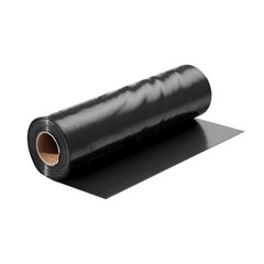 6Mil Plastic Sheeting Roll 10 x 100 FT Heavy Duty Film Black & White