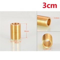 1/2″ Male Fully Thread Brass Running Nipple Joint Fittings Connector 3CM to 12CM