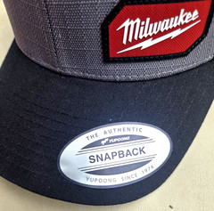 Milwaukee 505G Milwaukee Tool GRIDIRON Snapback Trucker Hat Black Gray
