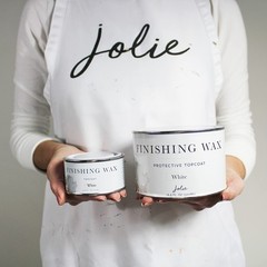 Jolie Finishing Wax – Protective topcoat Paint – Use on 120 ml, White