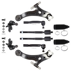 10PCS Suspension Control Arm Ball Joint Tie Rod End Boot 2004-2006 Lexus ES330