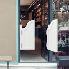 Partition Door Swing Solid Wood Door, Partition Door for Shop Entrance Partition