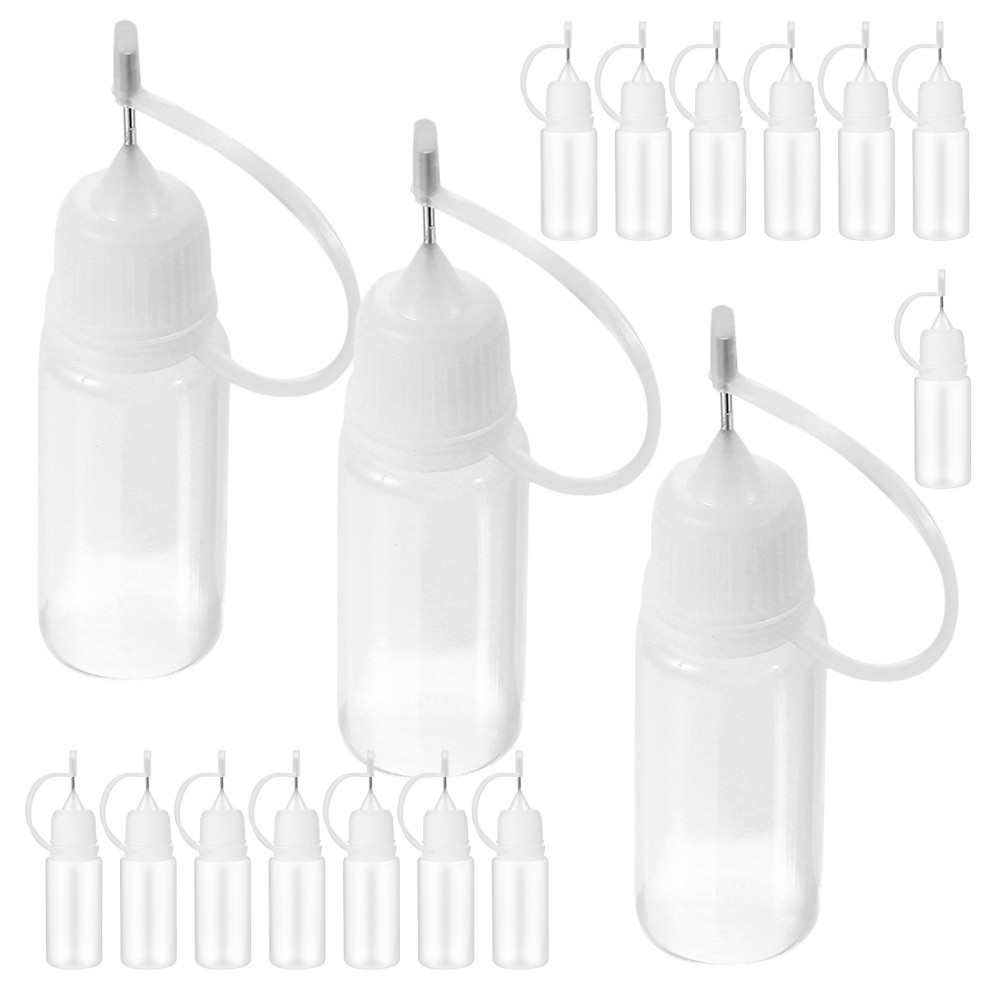 25 Pcs Glue Bottles with Fine Tip Easy Squeeze Tube Dispenser Applicator