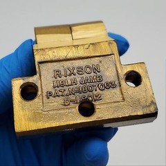 Rixson Intermediate Pivot 119 3/4″ Offset Satin Brass LH Full Mortise Left Hand