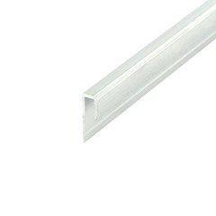 Outwater Aluminum J Channel Fits Material 5/32 Inch Thick Mill Finish Aluminum