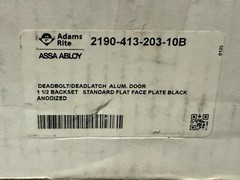 Adams Rite 2190-413-203-10B Dual Force 2190 Deadbolt Deadlatch Lock