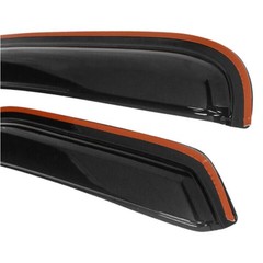 Window Visor 2pcs Smoke Slim Tape in Channel for Ford Ranger 93-08 224-0557