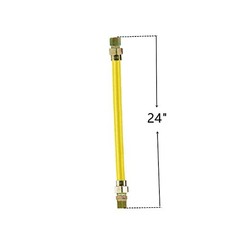 EZ-Fluid 24″ Stainless Steel Corrugated Yellow Epoxy Coated 1/2″ 24,