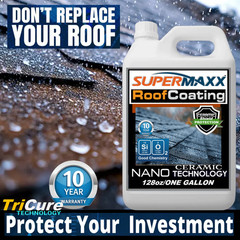 ROOF COATING FOR ASPHALT SHINGLES STAIN RESISTANT NANO ROOF COATING – 1 GALLON