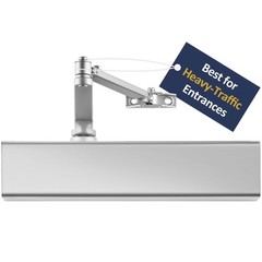 Lawrence Heavy Duty Door Closer Commercial Grade 1 – Adjustable 6-Speed Delay…