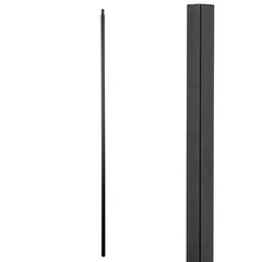 Senmit S11 Wrought Iron Balusters Satin Black 10Pcs 1/2-inch for Deck Railing