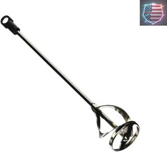 Paint and Mud Mixer for Drill – Mixes 1 to 3 Gallons – 15 3/4″ Length – 5/16″…