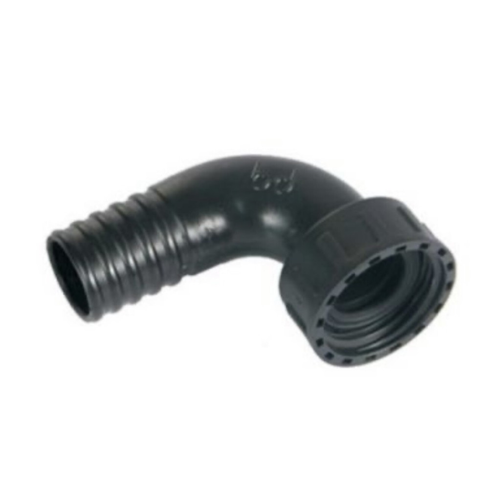 HOSE TAIL ELBOW BARBED X BSP FEMALE NUT – POLYPROPYLENE (PP)