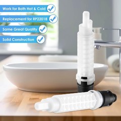 Dreyoo Hot or Cold Shower Cartridge Compatible with RP22018, Black and White