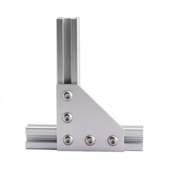 2020 Series L Shape Joint Plate Bracket Kit,4pcs Joint Plate,20pcs M5 T-Slot …