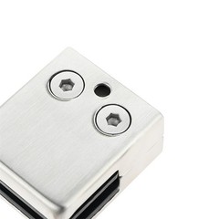 8 x Square Glass Clamps 48mm with Rubber Layers For 8-10mm Thickness Glass