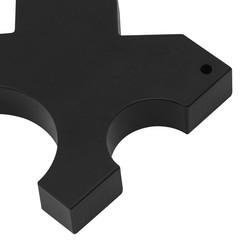 H-shape Press Plate H Frame Hydraulic Shop Press Plate Shop Press Plate Black