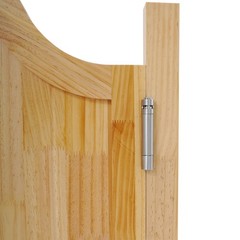Modern Partition Door Log Color Swing Solid Wood Doorfor Shop Entrance Partition