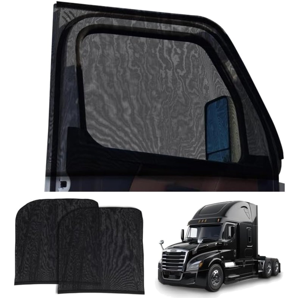 Truck 2-Pack Side Window Shade | Stretchable & Breathable Mesh Privacy Blacko…