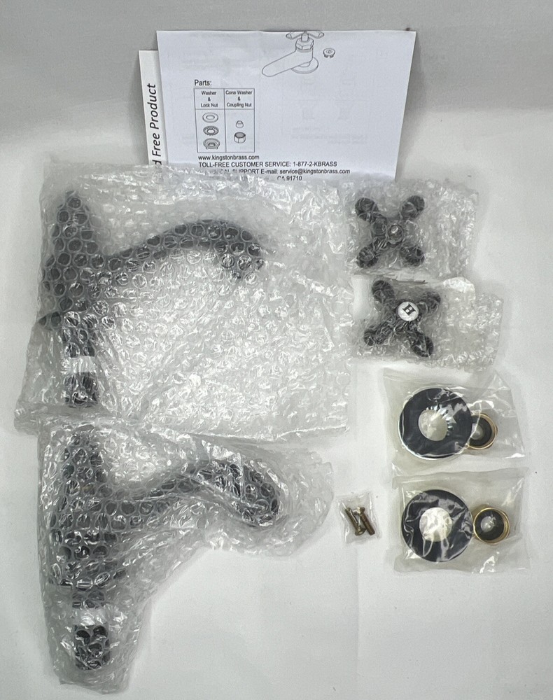Kingston Brass KS110.AX Heritage 1.2 GPM Basin Tap Faucet – Bronze