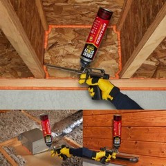 Great Stuff PRO Gaps and Cracks, 24oz, Case of 12 with Foam Gun